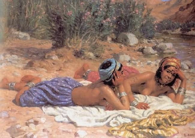 Charles Alphonse du Fresnoy Bathers Resting oil painting image